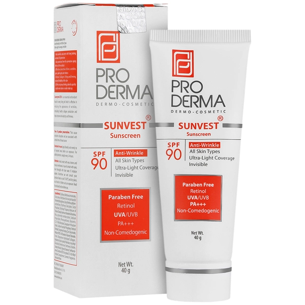 ضدآفتاب ضدچروک SPF90 نچرال بژ پرودرما