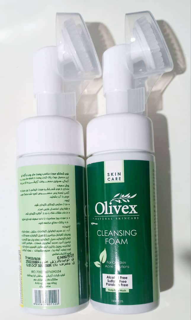 فوم شستشوی صورت پوست چرب و آکنه ای الیوکس