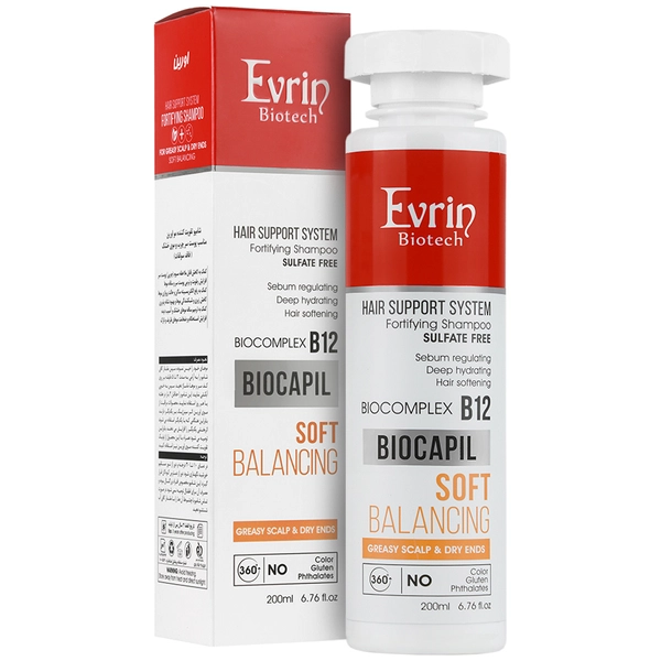 شامپو تقویت کننده مو اورین مناسب پوست سر چرب و موی خشک