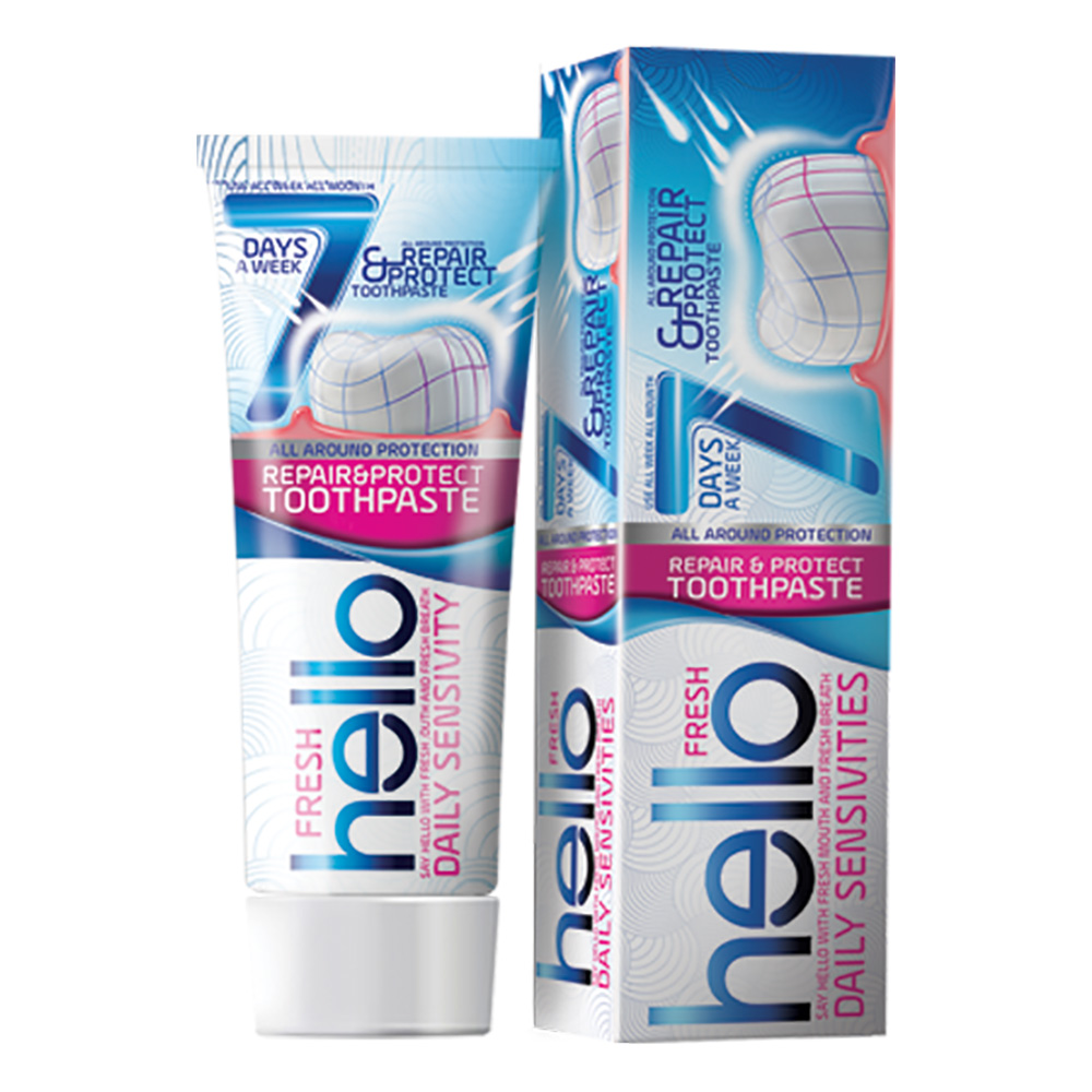  خمیر دندان فلوراید هلو