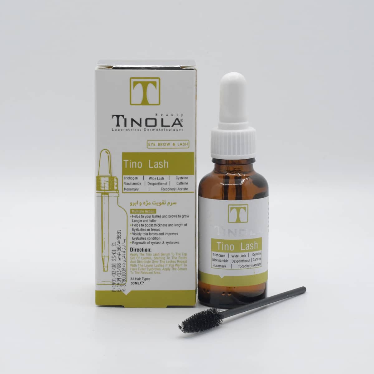 سرم تقویت مژه و ابرو تینولا