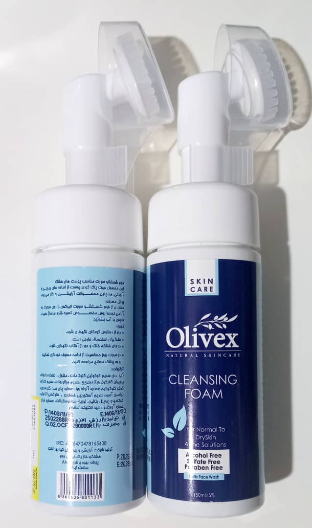 فوم شستشوی صورت پوست خشک الیوکس
