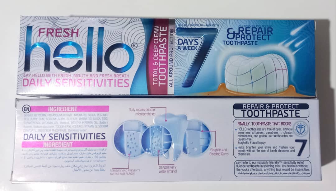  خمیر دندان فلوراید هلو