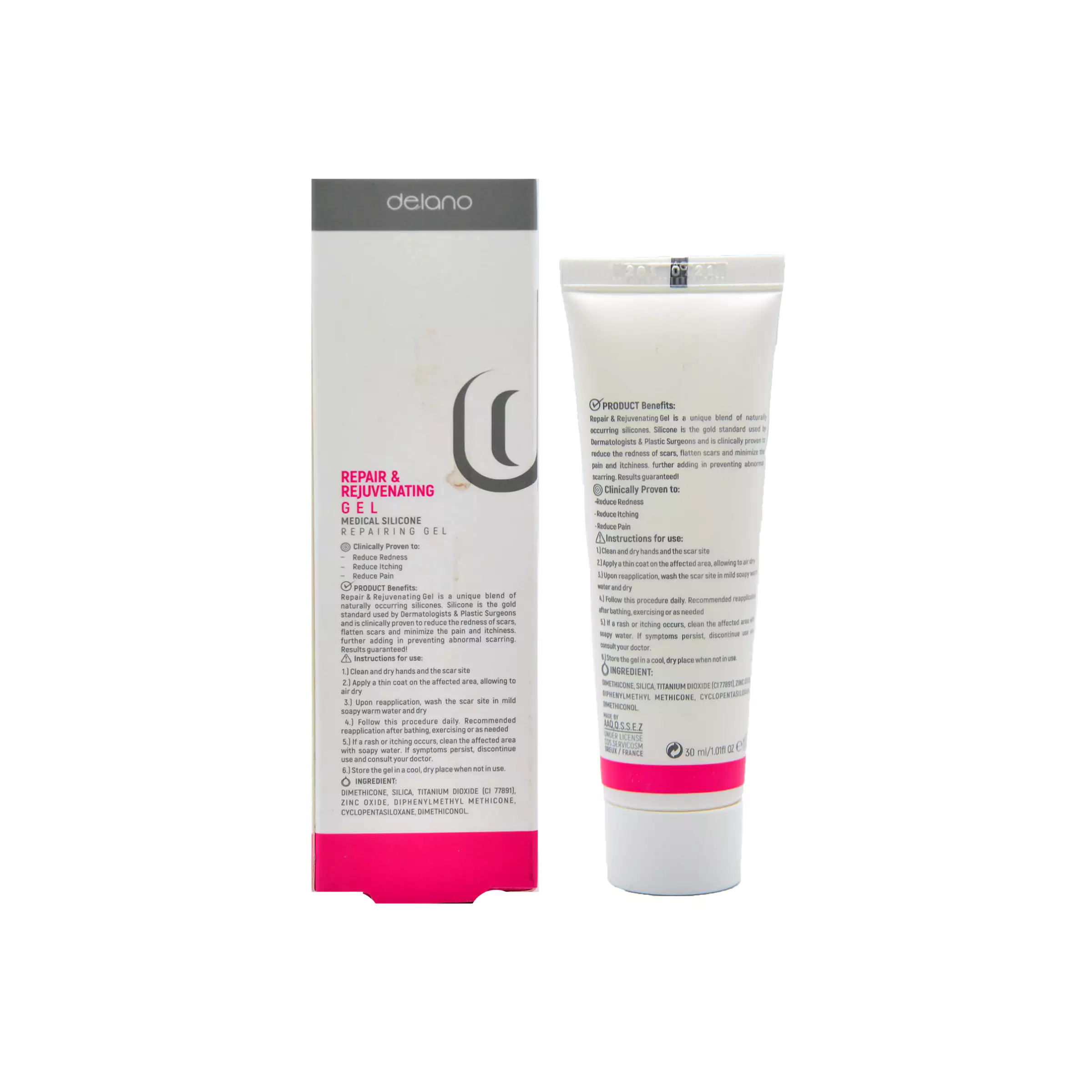 ژل بازسازی کننده پوست صورت دلانو